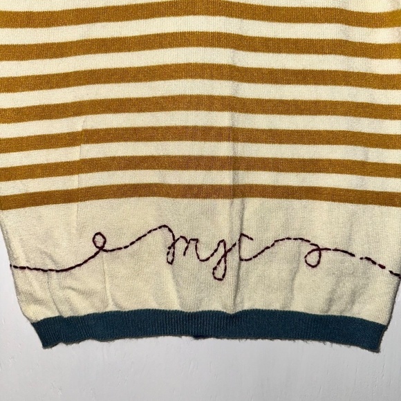 MATILDA JANE Cardigan Sweater GIRLS 4 Preppy Striped PAINT BY NUMBERS Boho MJC - Picture 9 of 10
